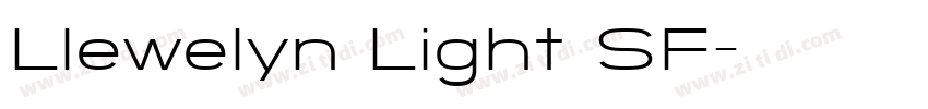 Llewelyn Light SF字体转换